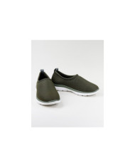 Sapatos Verdes de Senhora Ginova Práticos