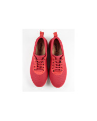 Sapatos Vermelhos de Senhora Ginova de Atacadores