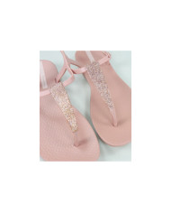 Sandalias Ipanema Rosa de Senhora con Glitter