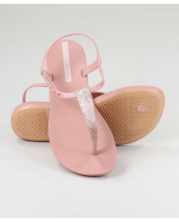 Sandálias Ipanema Rosa de Senhora com Glitter