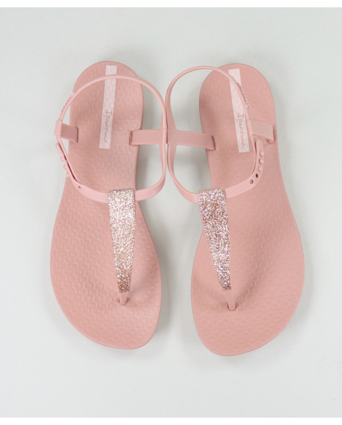 Sandalias Ipanema Rosa de Senhora con Glitter