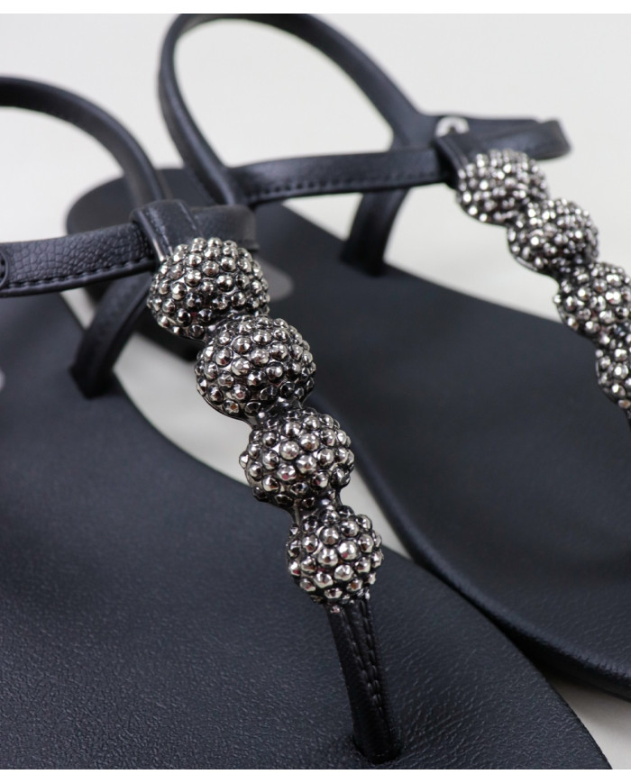 Sandalias Grendha Negro con Bright