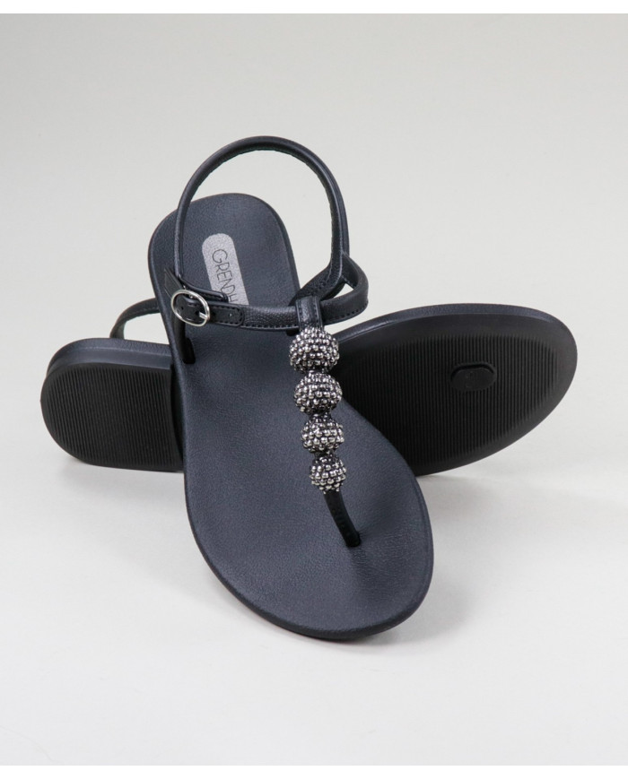 Sandals Grendha Black with Bright