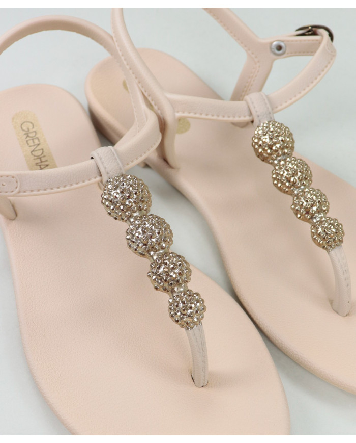 Grendha Pink Sandals with Bright
