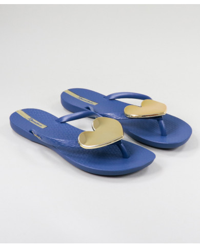 Zapatillas Ipanema azul con corazón