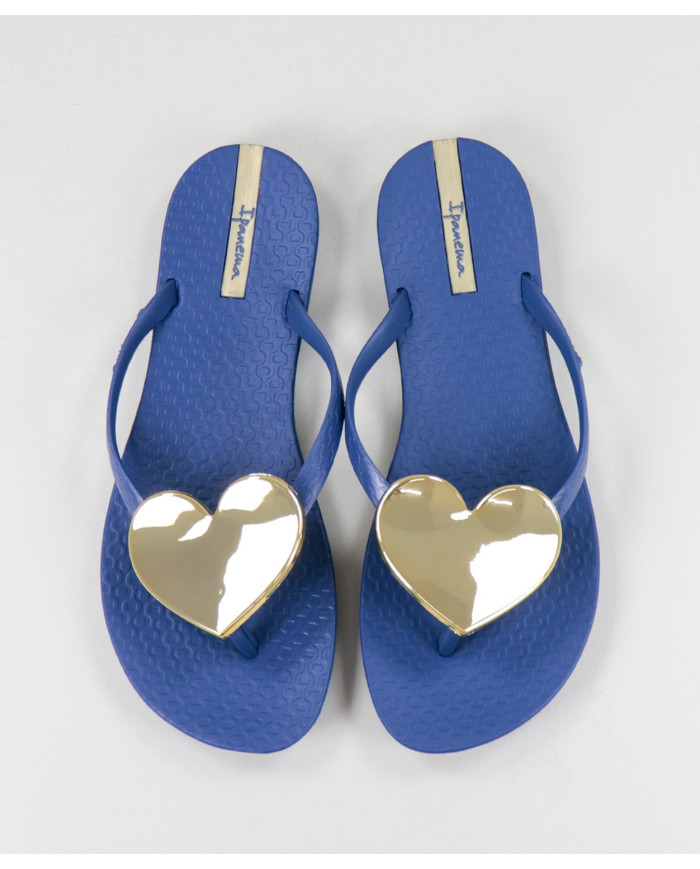 Zapatillas Ipanema azul con corazón