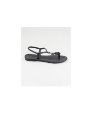 Sandals Grendha Black with Strip Decorated