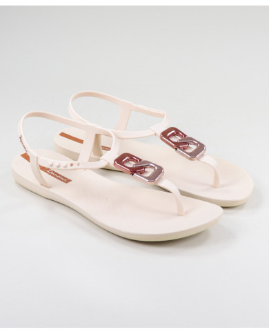 Sandalias Ipanema Beige con aplicación