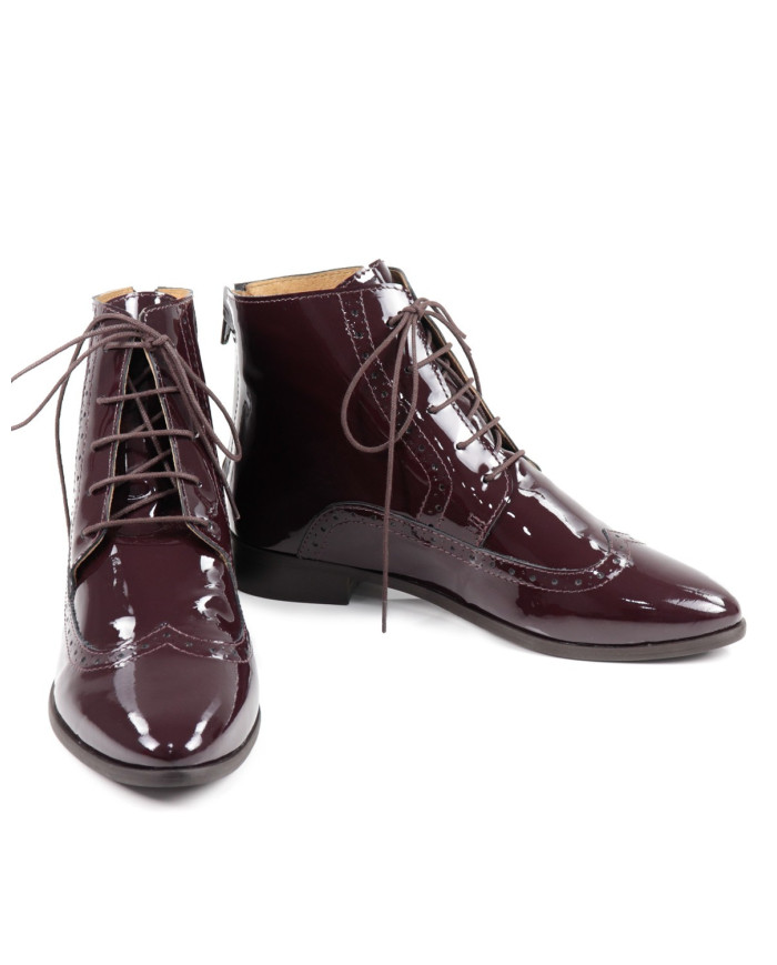 Oxford Rasa Women's Boots Ginova in Verniz
