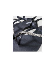 Sandals Ipanema Black with Strips