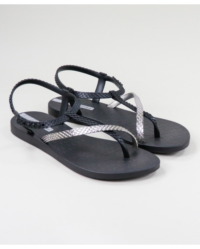 Sandals Ipanema Black with Strips