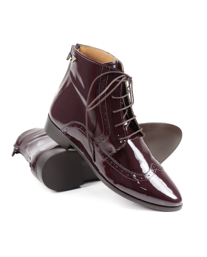 Oxford Rasa Women's Boots Ginova in Verniz