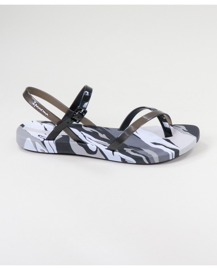 Ipanema Sandals with Black Pattern