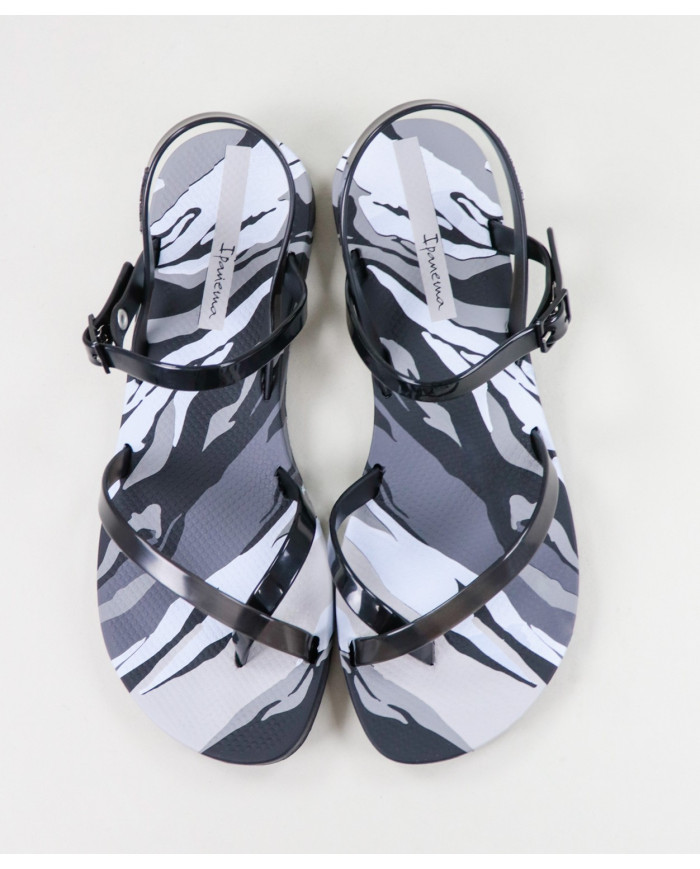 Ipanema Sandals with Black Pattern