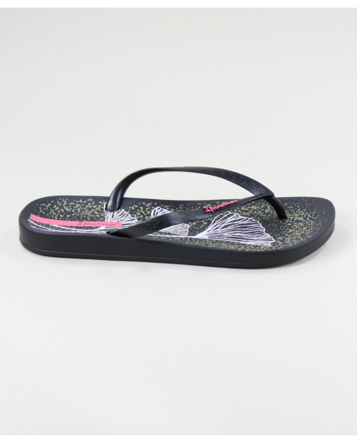 Black Ipanema Slippers with Anatomical Insole