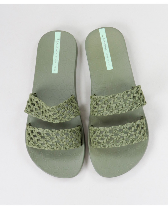 Chinelos Ipanema Verdes com Textura Renda