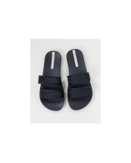 Black Ipanema Slippers with Lace Texture