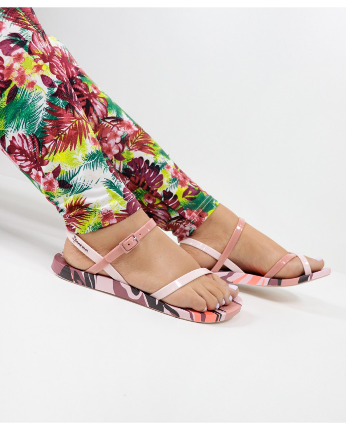 Ipanema sandals with Rose Pattern