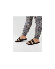 Zapatillas de Ipanema Negro con textura de encaje