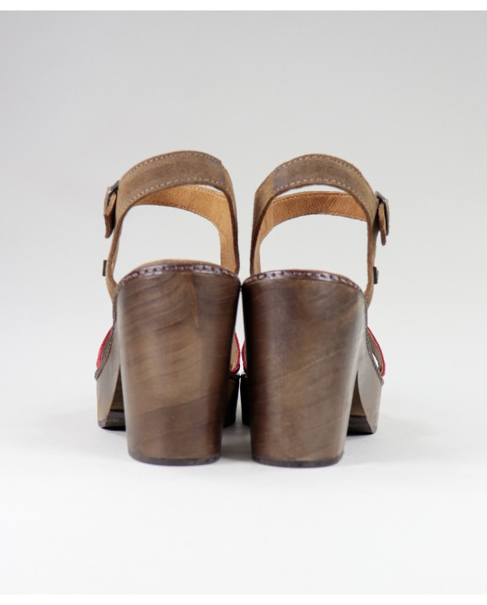 Sandalias de Senhora Ginova con cinta grabada