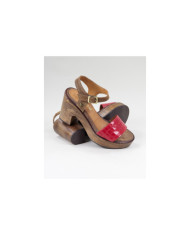 Sandalias de Senhora Ginova con cinta grabada