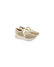 Taupe Trainers of Madame Ginova Comfortable