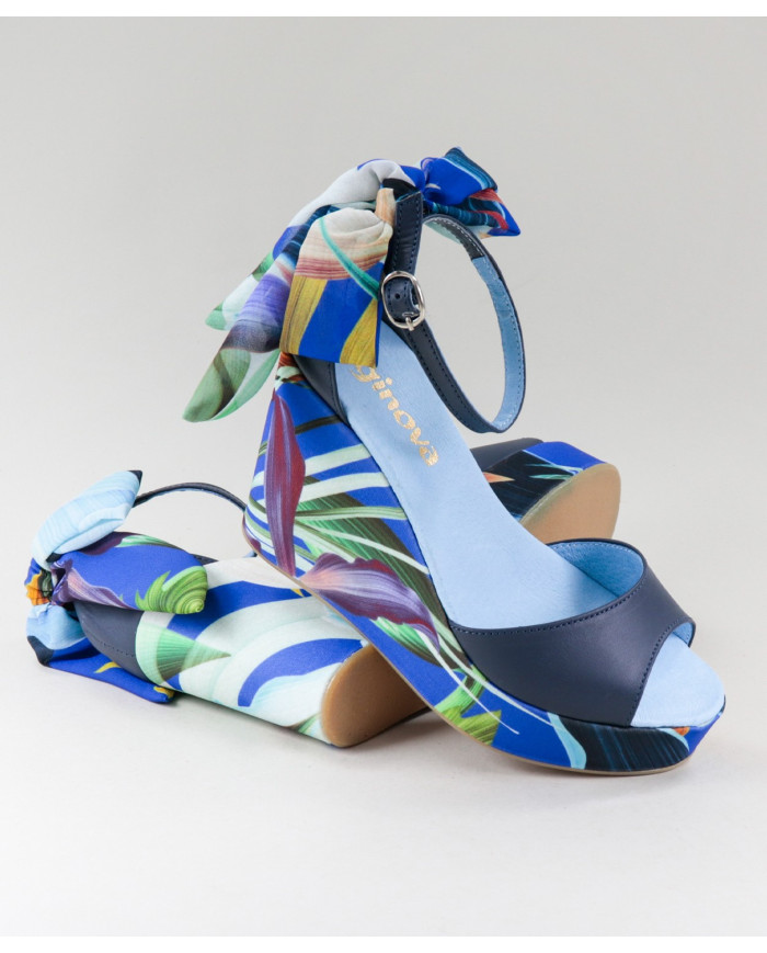 Sandalias de Madame Ginova Floridas