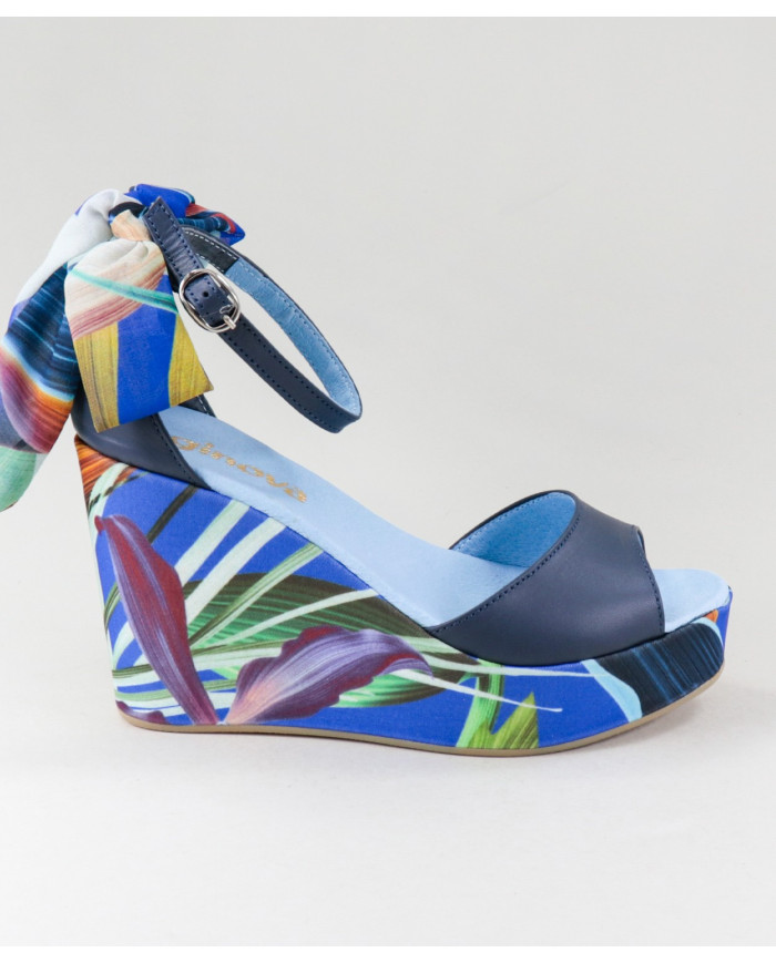 Blue Sandals by Lady Ginova Floridas