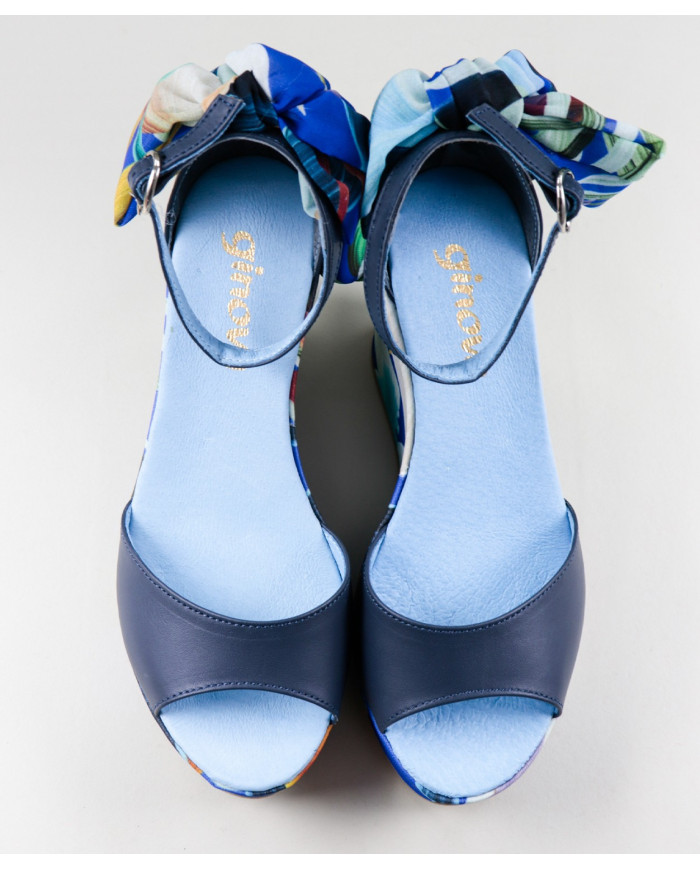 Blue Sandals by Lady Ginova Floridas