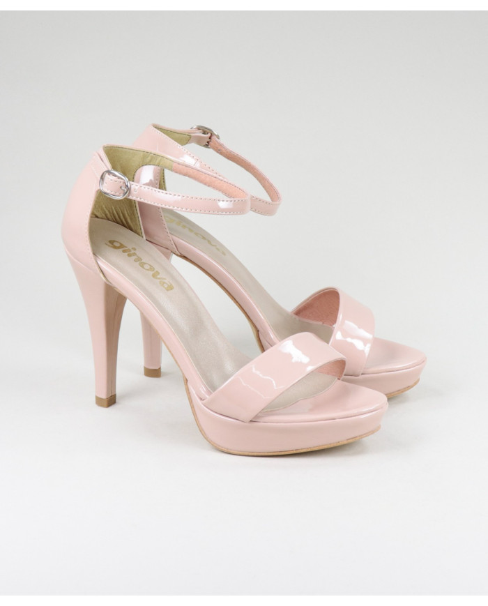 Stylish Nude Sandals of Lady Ginova