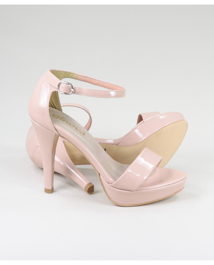 Stylish Nude Sandals of Lady Ginova