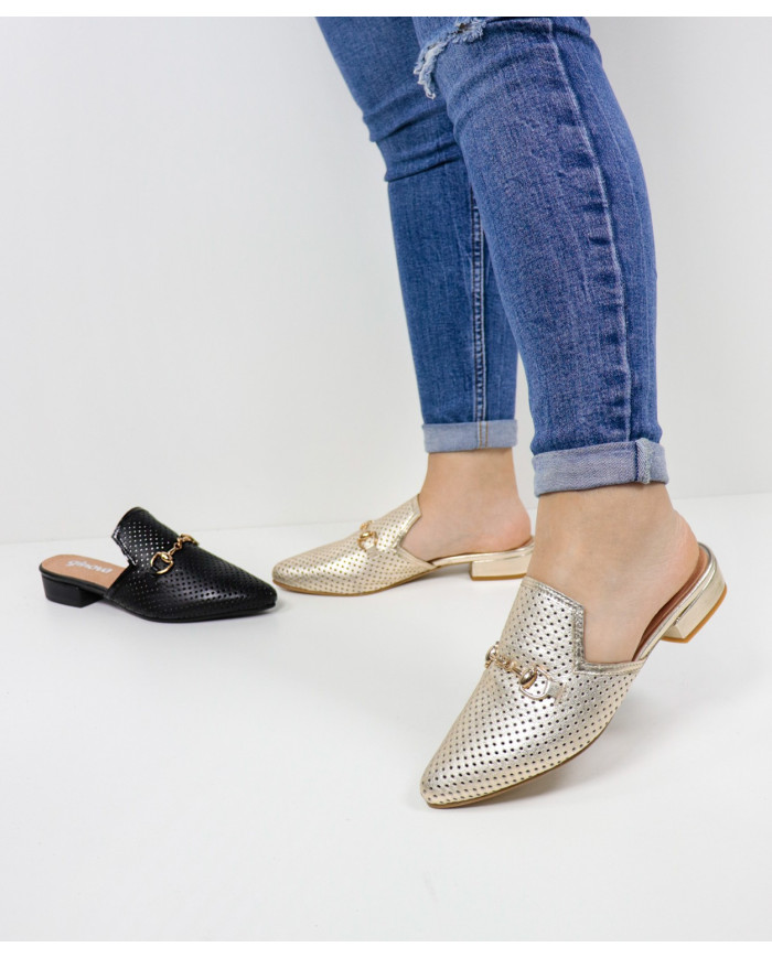 Ladies Ginova Mules with Application