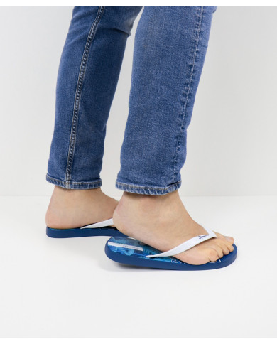 Ipanema Men's Slippers with Tropical Pattern