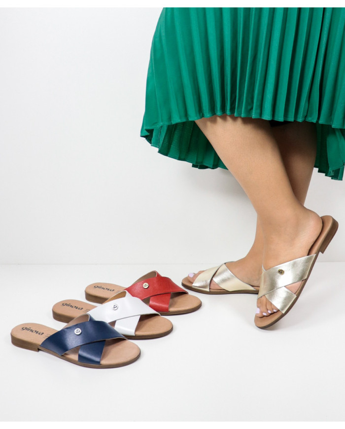 Ms. Ginova Slippers with Skin Strip