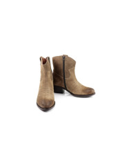 Botas Taupe Texanas de Mulher Ginova