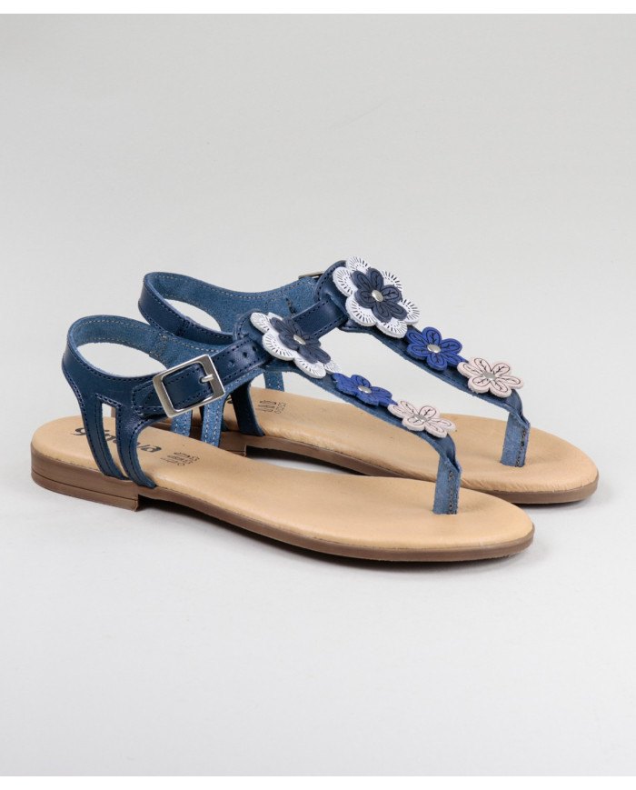 Ladies Sandals with Flowers