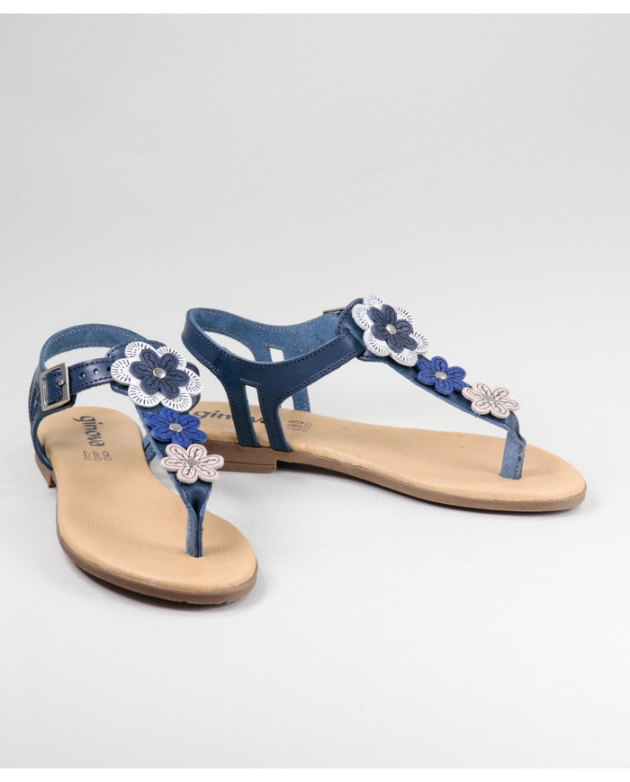 Ladies Sandals with Flowers