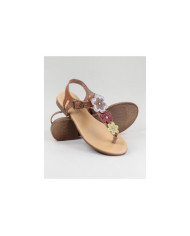 Ladies Sandals with Flowers
