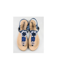 Ladies Sandals with Flowers