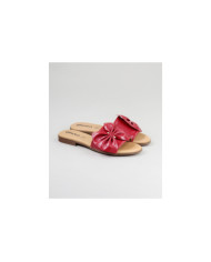 Red Slippers of Lady Ginova with Lace