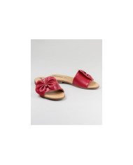 Red Slippers of Lady Ginova with Lace