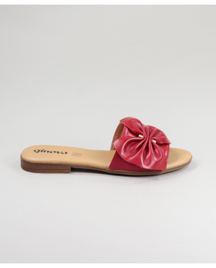 Red Slippers of Lady Ginova with Lace