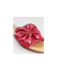 Red Slippers of Lady Ginova with Lace