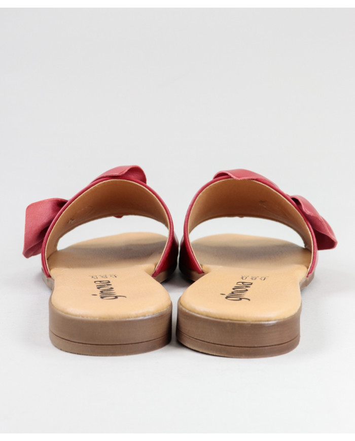 Red Slippers of Lady Ginova with Lace