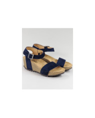 Blue Sandals by Mrs. Ginova with Apertar Strip
