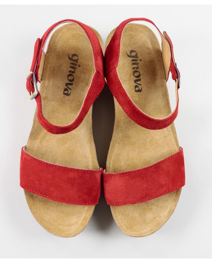 Sandalias de la Sra. Ginova con Apertar Strip