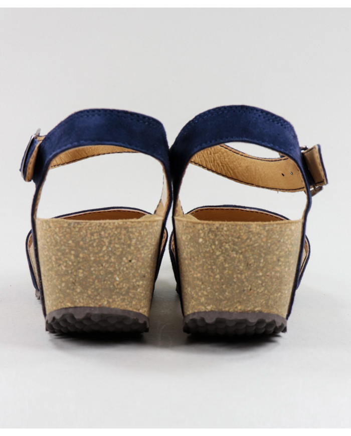 Blue Sandals by Mrs. Ginova with Apertar Strip