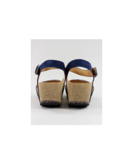 Blue Sandals by Mrs. Ginova with Apertar Strip