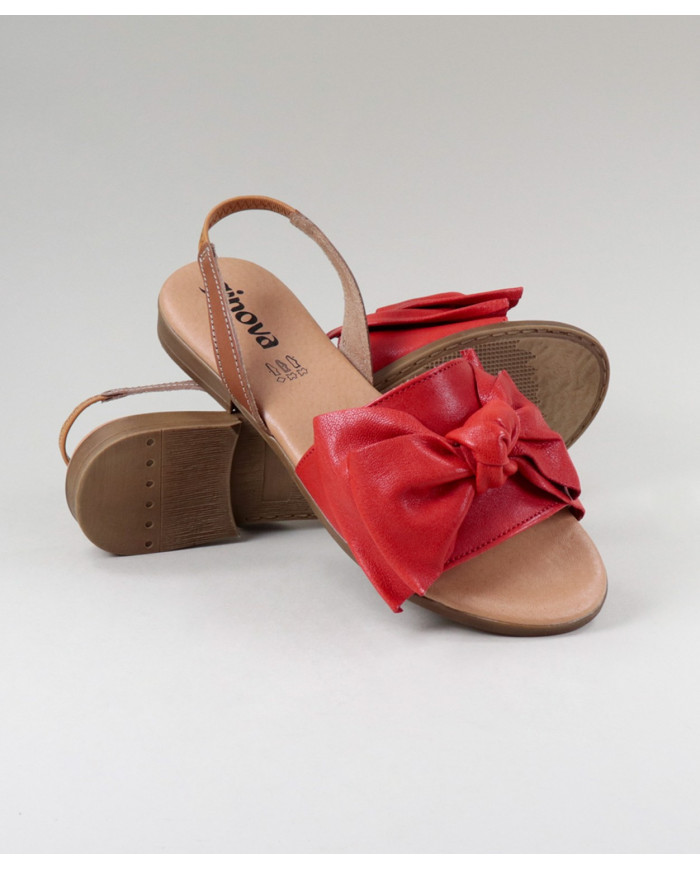 Sandalias de Senhora Ginova con Laço
