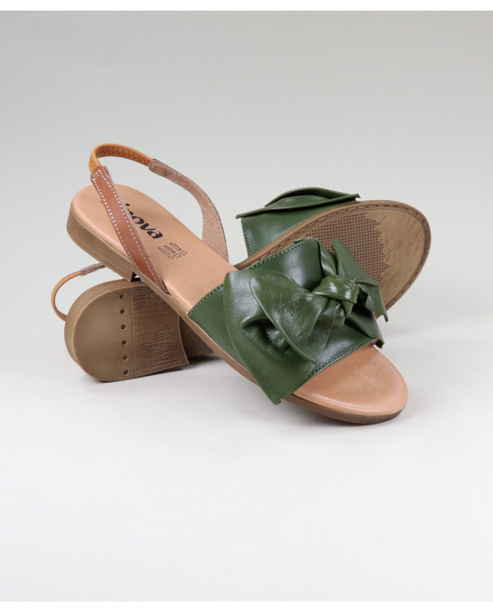 Sandalias de Senhora Ginova con Laço